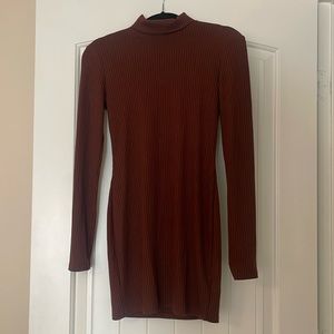 Urban Outfitters Turtleneck Ribbed Dress
